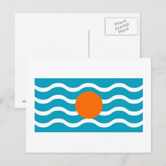 Flag West Indies Federation Briefkaart (Voorkant / Achterkant)