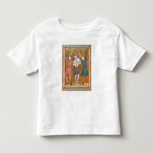 Flagellation uit 'Psautier a l'Usage de Paris' Kinder Shirts (Voorkant)