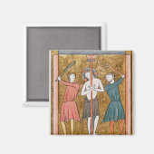 Flagellation uit 'Psautier a l'Usage de Paris' Magneet (Voorkant / Achterkant)