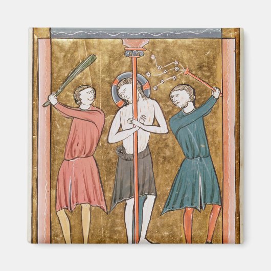 Flagellation uit 'Psautier a l'Usage de Paris' Magneet (Voorkant)