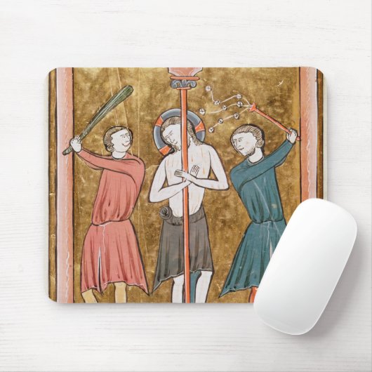 Flagellation uit 'Psautier a l'Usage de Paris' Muismat (Met muis)