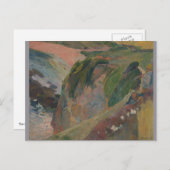 Flageolet Player op Cliff Paul Gauguin Briefkaart (Voorkant / Achterkant)