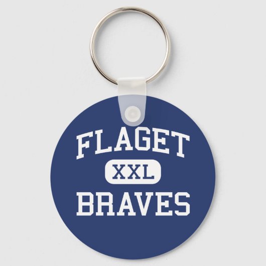 Flaget - Braves - High - Louisville Kentucky Sleutelhanger (Voorkant)