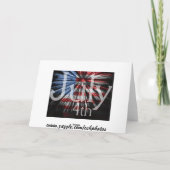 FlagFireworks 4 Juli Kaart (Achterkant)
