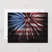 FlagFireworks Briefkaart (Voorkant / Achterkant)