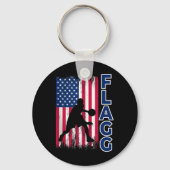 Flagg Basketball Inspire Fan Sports Tanktop_1 Sleutelhanger (Voorkant)