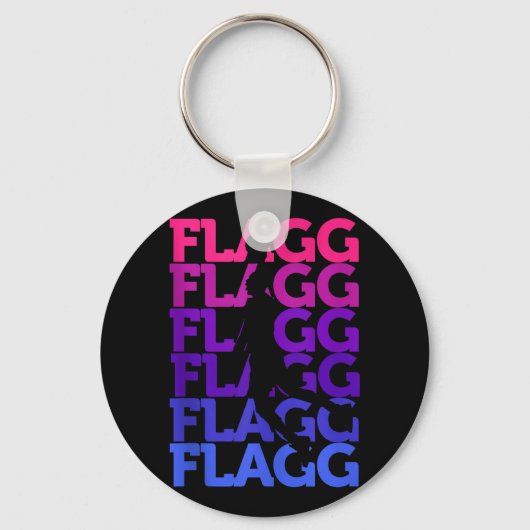Flagg Basketball Inspire Fan Sports Tanktop_2 Sleutelhanger (Voorkant)