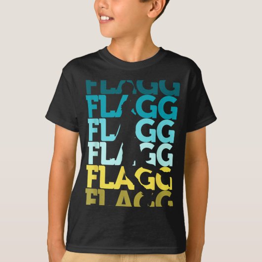 Flagg Basketball inspireert fansporten T-shirt (Voorkant)