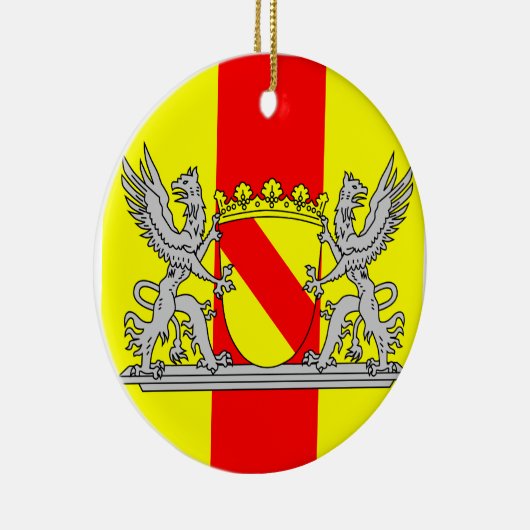 Flagge Baden Badisches Wappen Keramisch Ornament (Rechts)