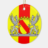 Flagge Baden Badisches Wappen Keramisch Ornament (Links)