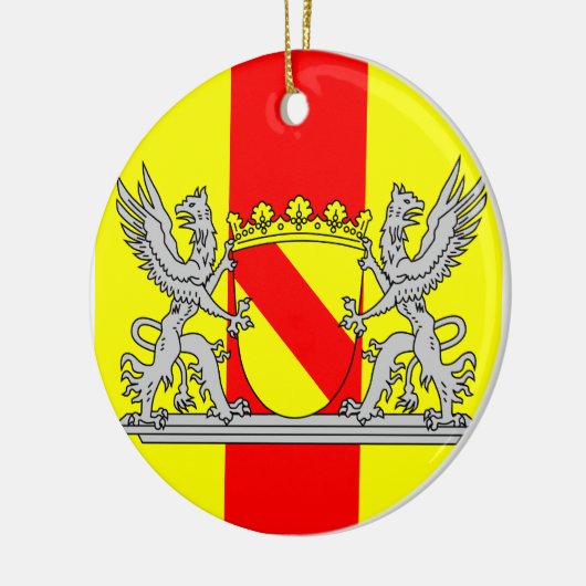 Flagge Baden Badisches Wappen Keramisch Ornament (Links)