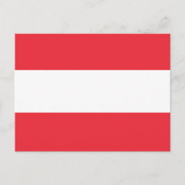 Flagge Österreich Postkarte Briefkaart