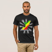 Flagkaart 2.0 Congo Brazzaville T-shirt (Voorkant volledig)