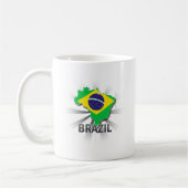 Flagkaart 2.0 voor Brazilië Koffiemok (Links)