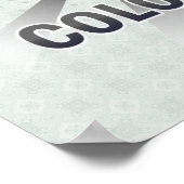 Flagkaart 2.0 voor Colombia Poster (Hoek)