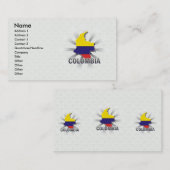 Flagkaart 2.0 voor Colombia Visitekaartje (Voorkant / Achterkant)