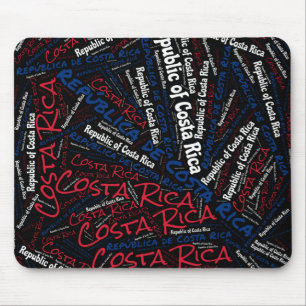Flagkleuren van Delightful Costa Rica Patriotic Muismat
