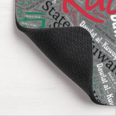 Flagkleurentriottic voor heerlijk Koeweit Muismat (Hoek)