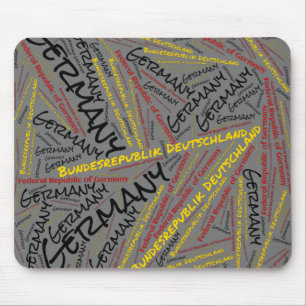 Flagkleurentriotticum in Duitsland Muismat