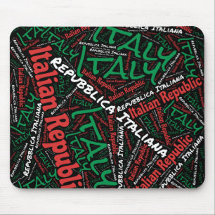 Flagkleurentriotticum in Italië Muismat