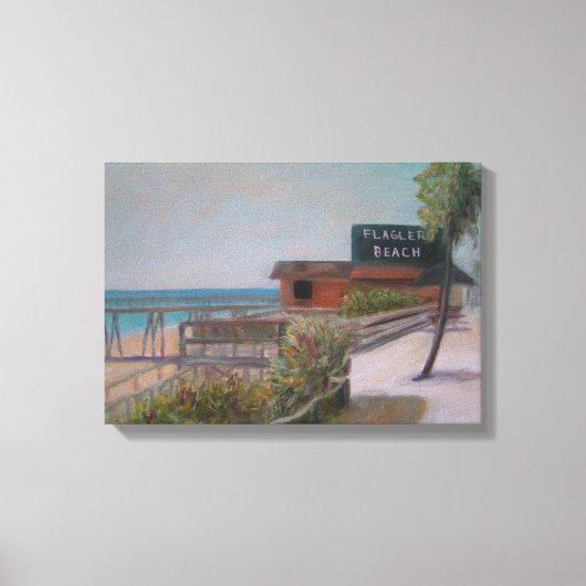 FLAGLER BEACH Canvas Print (Voorkant)