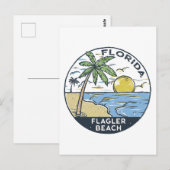 Flagler Beach Florida  Briefkaart (Voorkant / Achterkant)