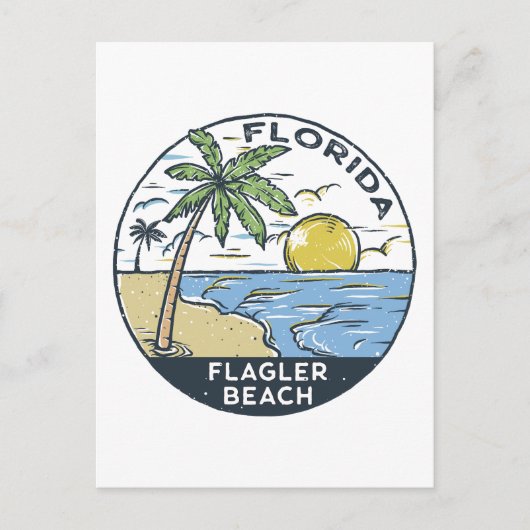 Flagler Beach Florida  Briefkaart (Voorkant)