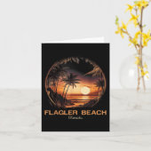 Flagler Beach Florida Kaart (Gele Bloem)