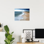 Flagler Beach Florida Shoreline Poster (Thuiskantoor)