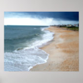 Flagler Beach Florida Shoreline Poster (Voorkant)