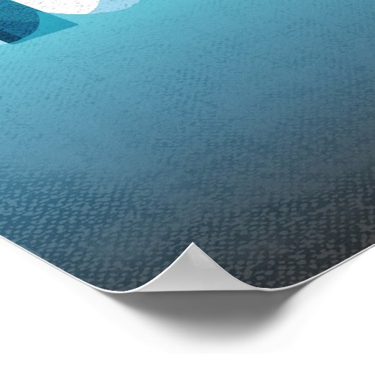 Flagler Beach Florida Surfboard Surfing Poster (Hoek)