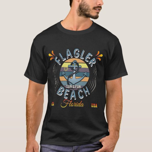 Flagler Beach, Florida T-shirt (Voorkant)