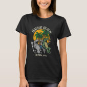 Flagler Beach Florida Verenigde Staten Funny Manat T-shirt (Voorkant)