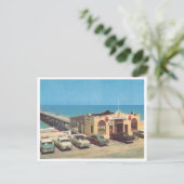 Flagler Beach, Florida  visserspier jaren '50 Briefkaart (Staand voorkant)