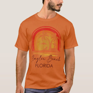 Flagler Beach Florida zomervakantie tropische zon T-shirt