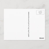 Flagler Beach Pier Black en White Photography Briefkaart (Achterkant)