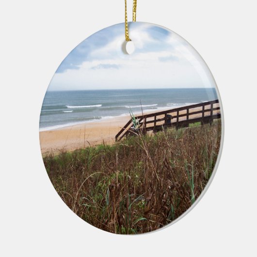 Flagler Beach Walkway Keramisch Ornament (Links)