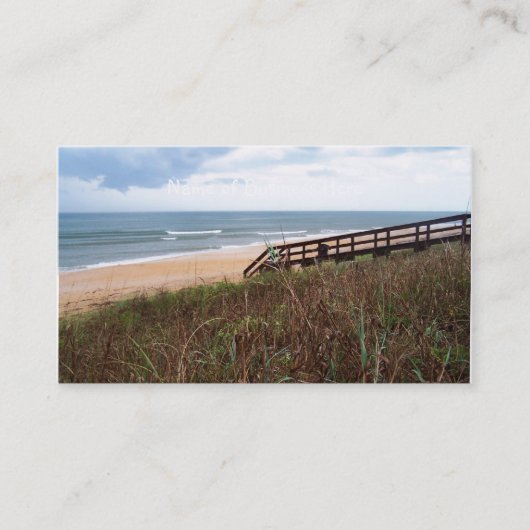Flagler Beach Walkway Visitekaartje (Voorkant)