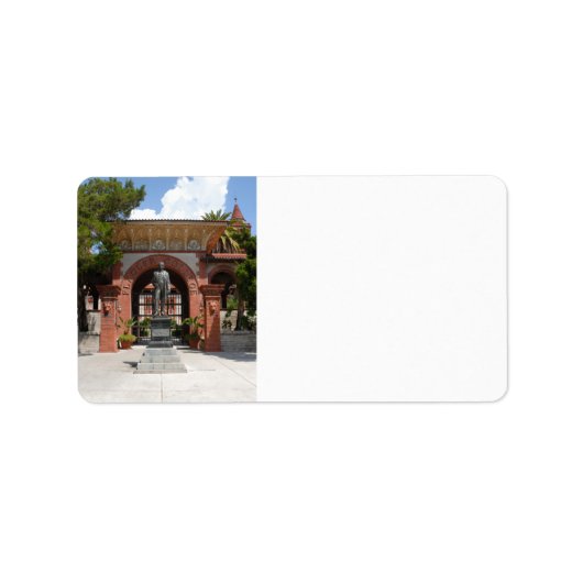 Flagler College Etiket (Voorkant)