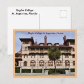 Flagler College St. Augustine, Florida Feestdagenkaart (Voorkant / Achterkant)