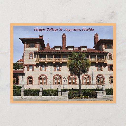 Flagler College St. Augustine, Florida Feestdagenkaart (Voorkant)
