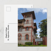 Flagler College St. Augustine, Florida Feestdagenkaart (Voorkant / Achterkant)