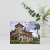 Flagler College St. Augustine, Florida Feestdagenkaart (Staand voorkant)