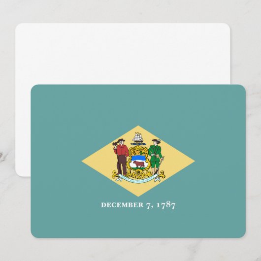 Flagontwerp van de Dell-staat (Voorkant / Achterkant)