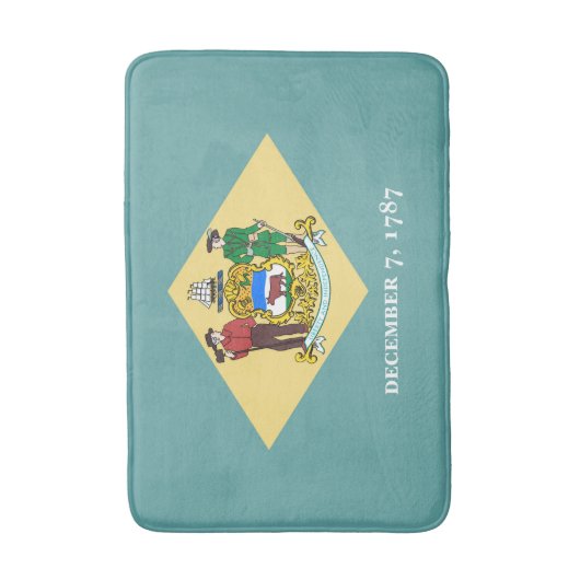 Flagontwerp van de Dell-staat Badmat (Voorkant Verticaal)