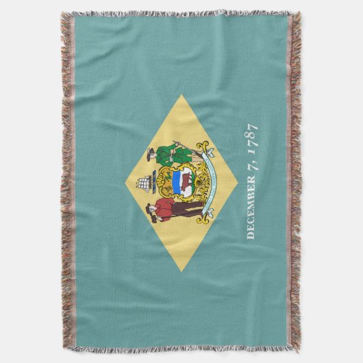 Flagontwerp van de Dell-staat Deken (Voorkant Verticaal)