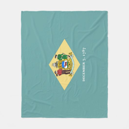 Flagontwerp van de Dell-staat Fleece Deken (Voorkant)