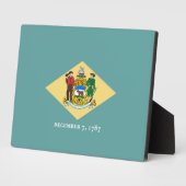 Flagontwerp van de Dell-staat Fotoplaat (Zijkant)