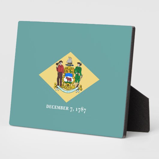 Flagontwerp van de Dell-staat Fotoplaat (Zijkant)