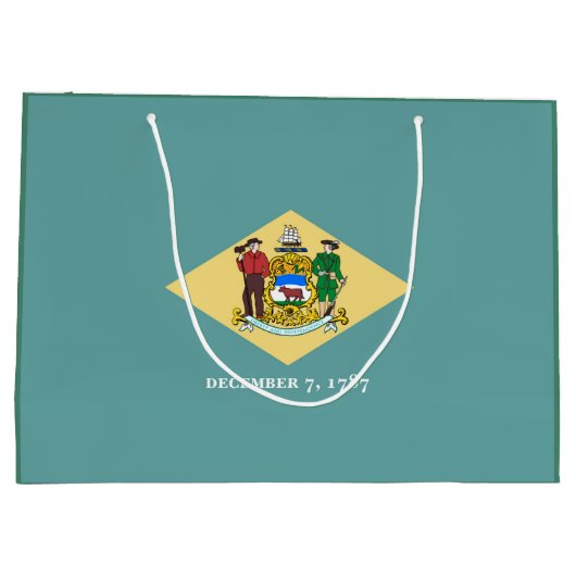 Flagontwerp van de Dell-staat Groot Cadeauzakje (Achterkant)